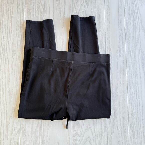 89th + Madison Women’s Petite Medium Black Cropped Drawstring Pants - Picture 4 of 6
